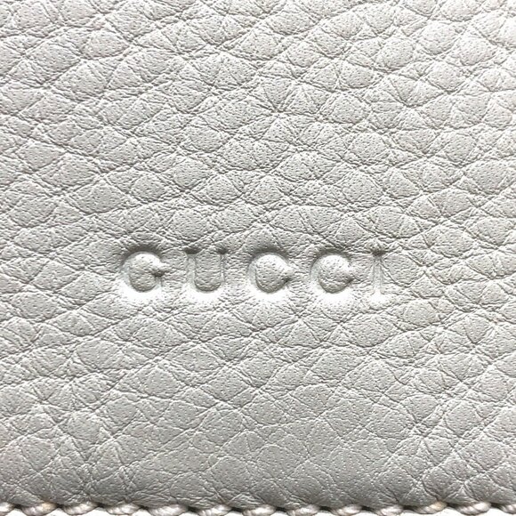 GUCCI White Leather Bamboo Backpack main image 13